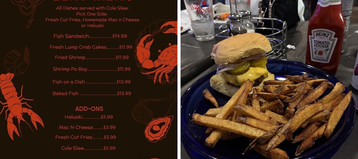 Smitty's Place Menu